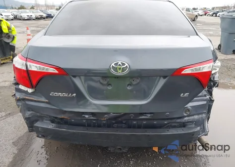 2016 Toyota Corolla Le from USA, damaged, VIN 5YFBURHE2GP470175